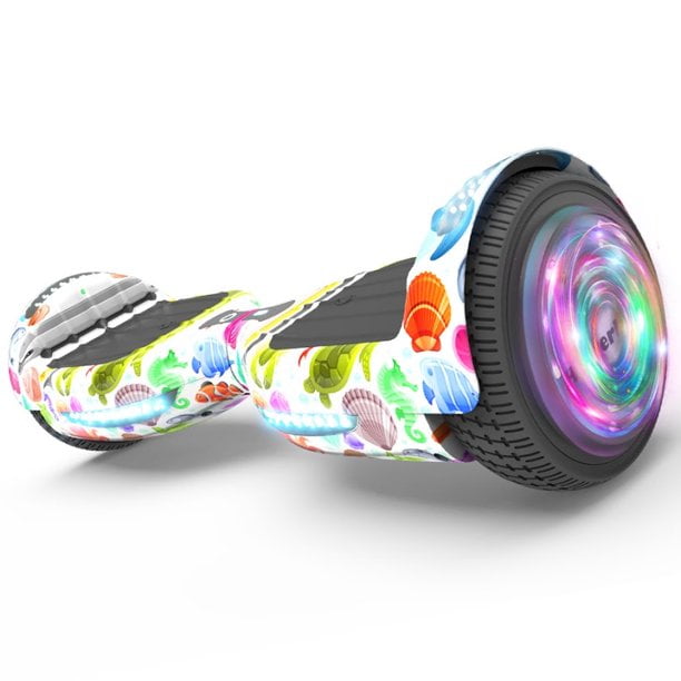 Hoverboard 6.5 UL 2272 Certified Two Wheel Self Balancing Scooter with LED Light Candy Land Walmart