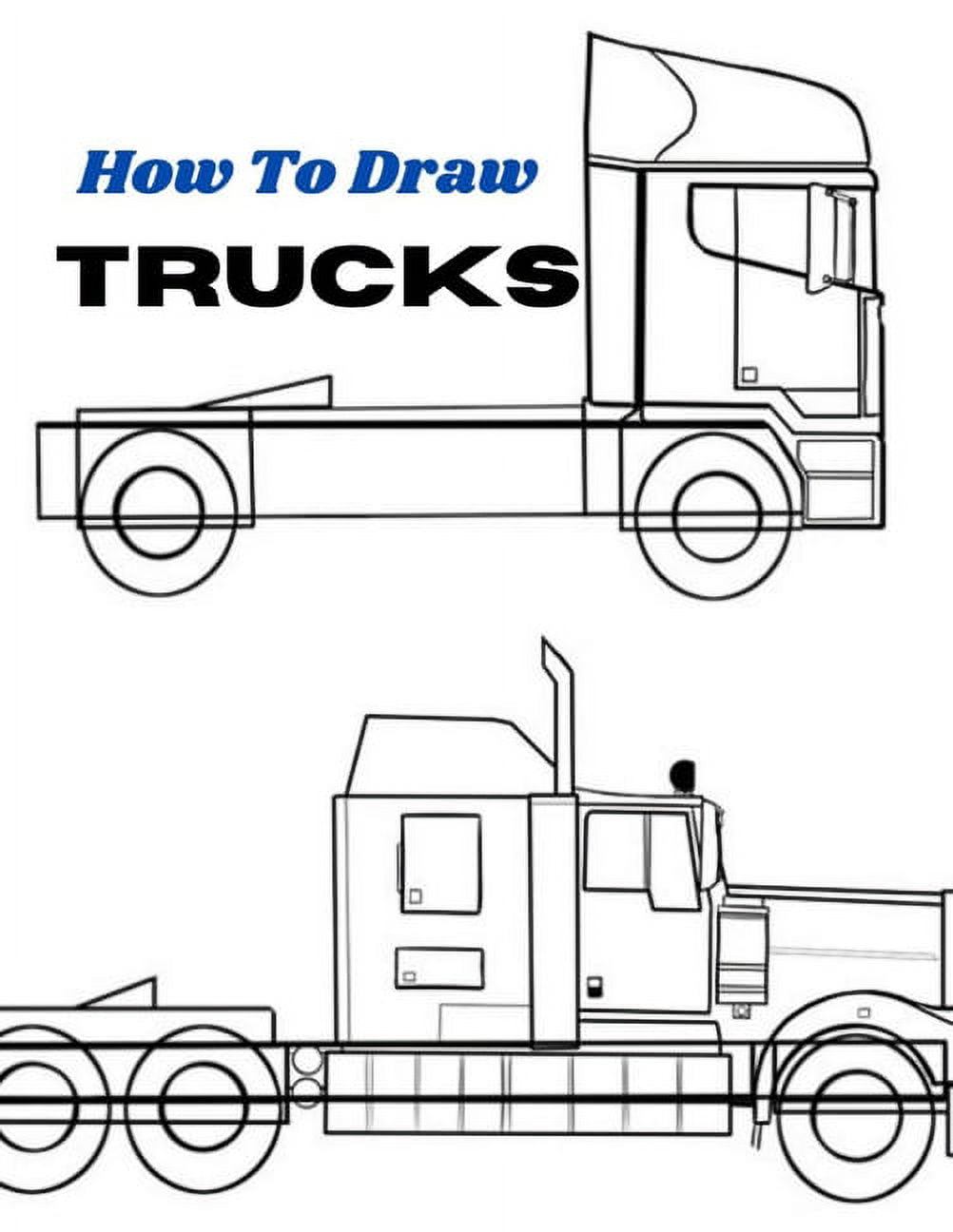 truck drawing for kids - Clip Art Library