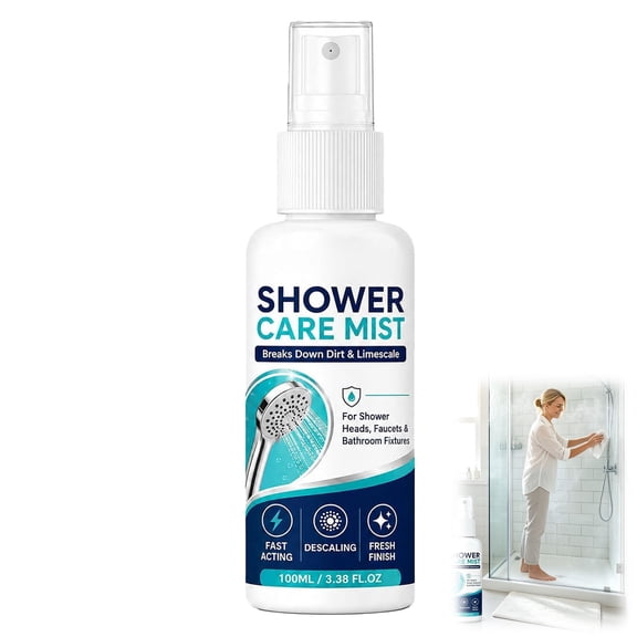 hower Limescale Removal Spray – Bathroom Cleaner for Faucets, Glass Screens, Shower Doors, Tiles, and Hard Water Stains