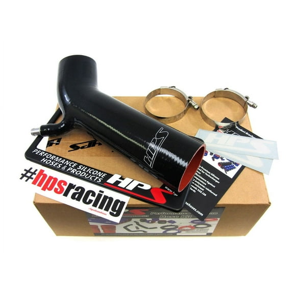 hps 57-1232-blk black silicone air intake hose (post maf tube) Fits select: 2001-2005 LEXUS IS