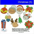 thumbnail image 1 of hristmas(5) Embroidery Designs - All Popular Formats Included - Loaded on USB Stick, 1 of 10