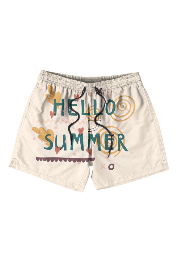 Hello Summer Childern Swim Trunks (1)