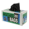 thumbnail image 1 of 55 Gal. Heavy-Duty Drum Liner Trash Bags with Twist Ties (20-Count) (D), 1 of 2