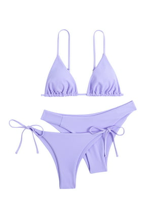 Purple Bandeau Bikini