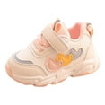 thumbnail image 1 of huajiao Baby Mesh Sneakers Toddler Kid's Cute Casual Lightweight Walking Athletic Shoes Boys And Girls Mesh Strap Sneakers, 1 of 4