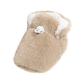 thumbnail image 1 of huajiao Baby Shoes Toddler Boots Soft Bottom Toddler Shoes Plus Velvet Thick Non Slip Large Cotton Shoes Little Girl Shoes Size 12, 1 of 6