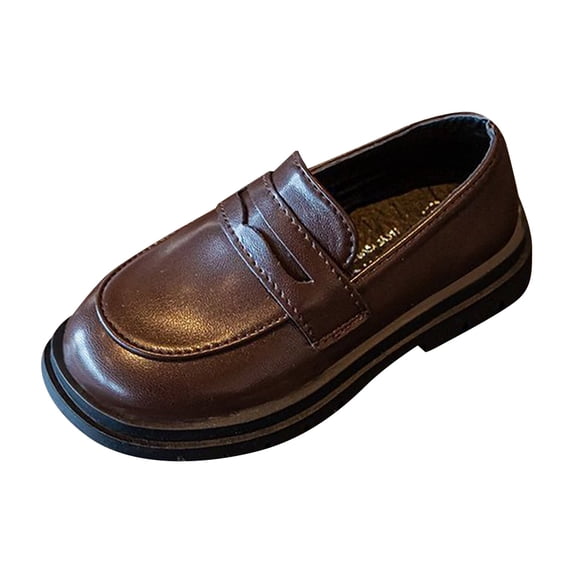 huajiao Girls Chunky Loafers Dress Shoes for Girl Platform 𝐏enny Loafers Round Toe School Unifor𝐦 Slip On Oxfor𝐝 Shoes