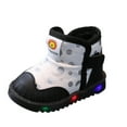 thumbnail image 1 of huajiao Kids Boys Girls Light Up Flashing Boots for Toddler Baby Light Up Sport Cr𝐢b Shoes Valentine Shoes for Toddler Girls, 1 of 6