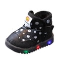 thumbnail image 1 of huajiao Kids Boys Girls Light Up Flashing Boots for Toddler Baby Light Up Sport Cr𝐢b Shoes Valentine Shoes for Toddler Girls, 1 of 9
