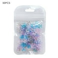 thumbnail image 1 of huanledash 1 Bag Jelly Ribbon Bow Nail Art Charm Bowknot Nails Jewelry Glitter Women Girl DIY Manicure Decoration Resin Candy Color Summer Nail Decoration, 1 of 8