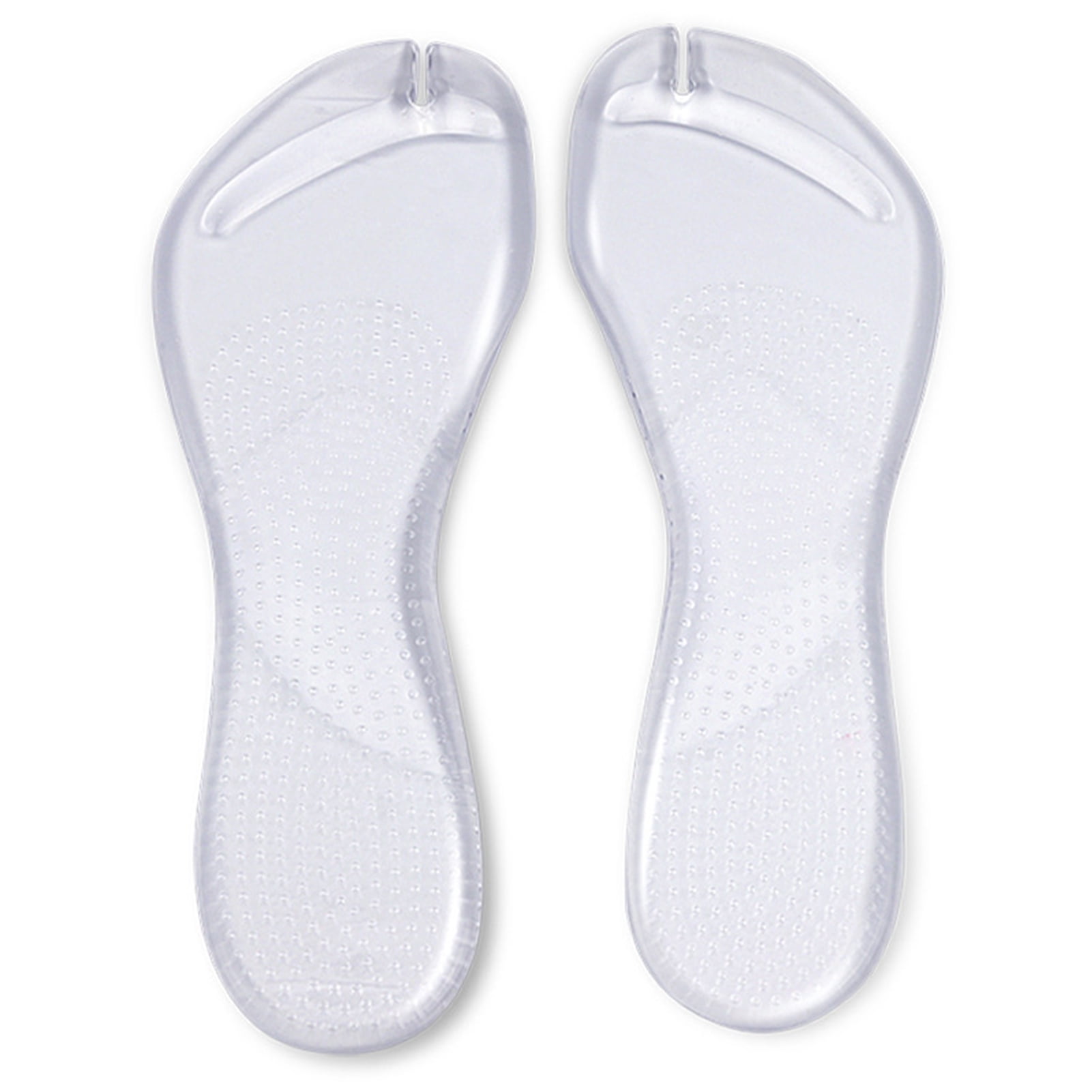 huanledash 1 Pair Silicone Insoles Transparent Soft Sole Non-slip Shock ...