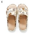 thumbnail image 1 of huanledash 1 Pair Unisex Indoor Slippers Open Toe Non-slip Long Service Life Simple Flat Slippers for Bedroom, 1 of 8