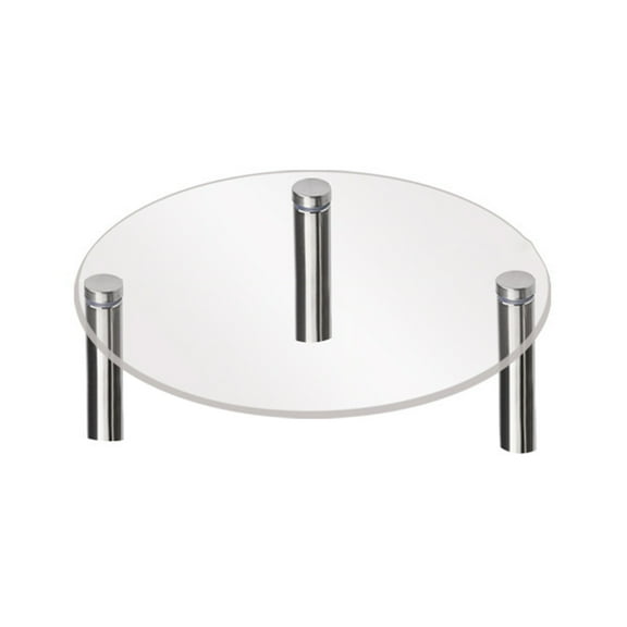 huanledash 1 Set Acrylic Cake Stand Transparent Good Load Bearing High Strength Stable Easy Installation Food Grade Acrylic Cake Display Risers Stand Rack Party Supplies