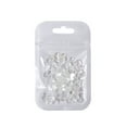 thumbnail image 1 of huanledash 100Pcs/Bag Nail Art Decor Flatback Three-dimensional Mix Size Fine Flash DIY Mini Heart Shape Faux Diamond Nail Charm Nail Salon Supply, 1 of 8