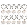 thumbnail image 1 of huanledash 10Pcs Memo Holders Compact Geometric Round Small Size Table Card Holders Home Supply, 1 of 8