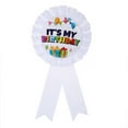 thumbnail image 1 of huanledash Birthday Badge Adorable Creative Delicate Pattern Tinplate It's My Birthday Brooch Pin Home Supply, 1 of 7