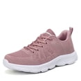 thumbnail image 1 of huanledash Casual Women Lace-up Sports Running Shoes Anti Skid Breathable Mesh Sneakers, 1 of 8