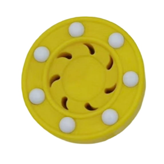 huanledash Roller Hockey Good Resilience Professional Entertainment Straight Row Roller Hockey Training Puck Adult Fitness Accessories