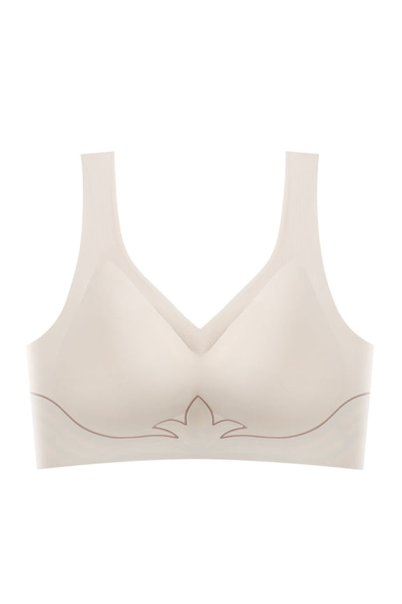 Wide Shoulder Straps Beauty Back Removal Pads Women Bra Seamless Push Up Sport Vest Brassiere