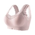 thumbnail image 1 of huanledash Women Bra Sunflower Lace Underwear Padded Beauty Back Brassiere for Sleeping, 1 of 8