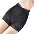thumbnail image 1 of Huanledash Women Safety Shorts Stretchy Body Shaping Sexy High Waist Flower Lace Briefs Intimacy Clothes, 1 of 8