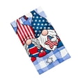 thumbnail image 1 of huayou 4th of July Patriotic USA Flag Plaid Gnome Kitchen Towel, 250th Anniversary Day Festive Decorative Clean Towel, for Independence Day Kitchen Home Decor, 1 of 6