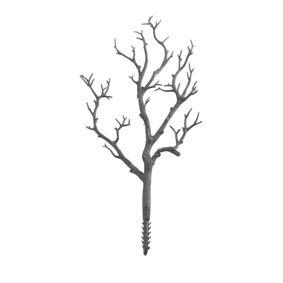 huayou 5 Pack 9.05x19.68 Inch Artificial Bare Dead Branches, Gray Fake Dry Twig Stems, for Indoor Vase Table Haunted House Halloween Spooky Holiday Decor