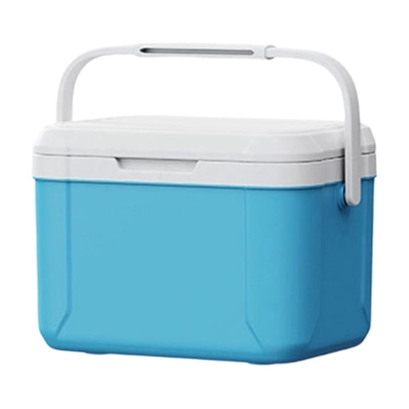 huayou 9.84 x 7.87 inch Durable Capacity Insulated Ice Cooler Box, Portable Leak-Proof Ice Storage Bin for Freezer Picnic Camping and Outdoor Use