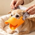 thumbnail image 1 of huayou Adjustable Duck Bill Dog Muzzle, Lightweight Pet Muzzle Prevent Barking Eating Garbage for Outdoor Use, 1 of 6