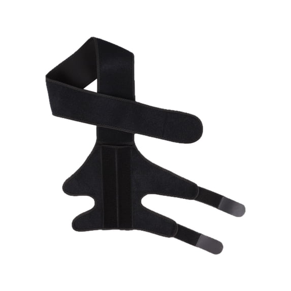 huayou Adjustable Pet Leg Support Brace, Wrap Around Fix Strap, Joint Protection, for Injury Recovery, Size M, Black, Decoration,1PCS