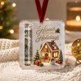 thumbnail image 1 of huayou Christmas Home for the Holidays Gingerbread Gift Card Box Ornament, Hanging Gift Card Holder with Snowman for Xmas Tree Decorations, 1 of 6