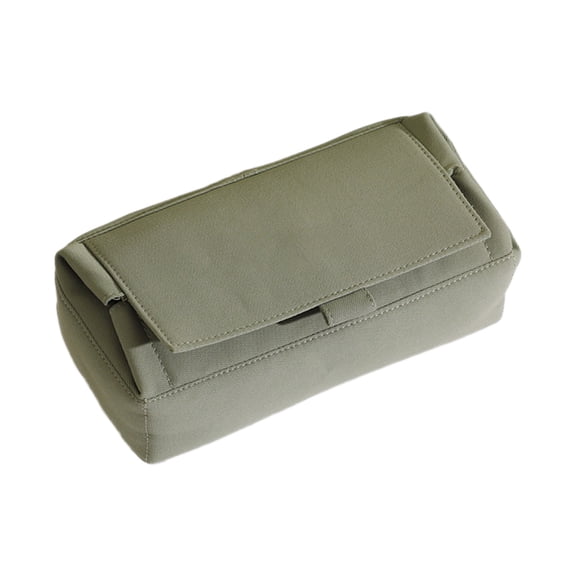 huayou Classic Fashion Storage Pouch, 7.8 Inches Flip Top Large Capacity Expandable Organizer Bag for Home Office Travel Daily Use