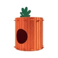 thumbnail image 1 of huayou Cute Carrot Shaped Pet Bed, Durable Cozy Felt Hideout for Indoor Cats and Small Pets Home Everyday Use, 1 of 6