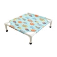 thumbnail image 1 of huayou Cute Elevated Cat Dog Bed, Washable Durable Cover, Portable Frame for Summer Daily Rest, 1 of 6