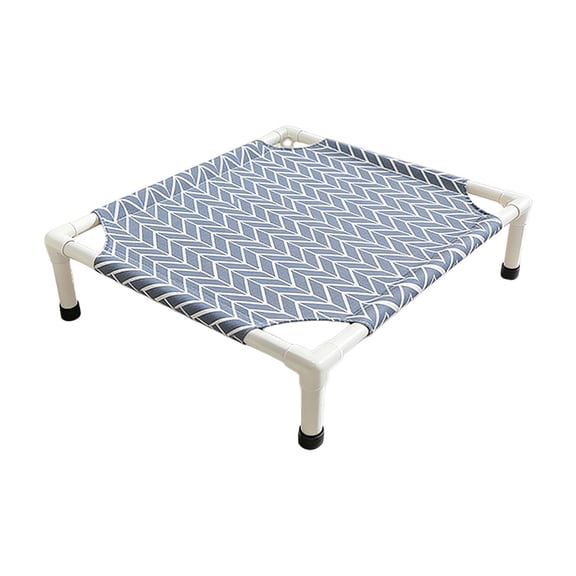 huayou Cute Elevated Cat Dog Bed, Washable Durable Cover, Portable Frame for Summer Daily Rest