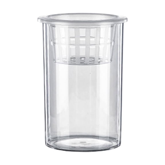 huayou Cylindrical Clear Aquarium, Small Micro Landscape Tank for Desktop Decoration and Easy Fish Keeping Daily Use