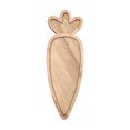 thumbnail image 1 of huayou Easter Carrot shaped Wooden Plate，Reusable Tray Charcuterie Board Dinner Tray Candy Dish Food Tray, 1 of 6