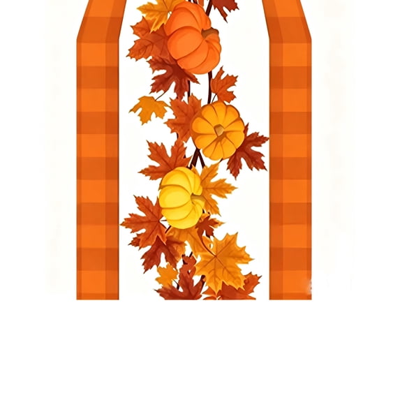 huayou Fall Harvest Theme Table Runner, 13x72 Inch Lightweight Waterproof Table Runner, for Thanksgiving Patry, Home Gathering, Kitchen, Dining Table