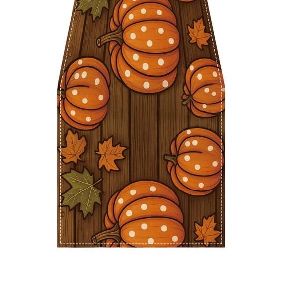 huayou Fall Harvest Theme Table Runner, 13x72 Inch Lightweight Waterproof Table Runner, for Thanksgiving Patry, Home Gathering, Kitchen, Dining Table