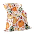 thumbnail image 1 of huayou Fall Pumpkin Print Fluffy Pet Blanket, Soft Warm Plush Fabric, Decoration, for Cat Dog All Season Rest Cover, 39.37x27.56 inch, 1 of 6