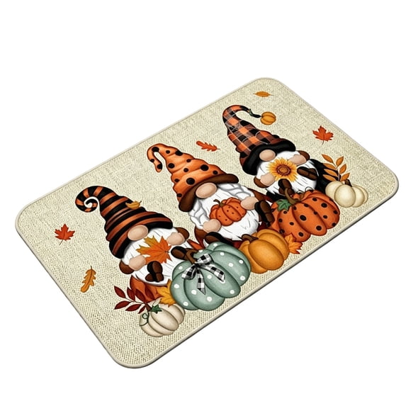 huayou Fall Vintage Welcome Doormat, 19.7x31.5 Inch Non-Slip Washable Decorative Pad, for Indoor Outdoor Entryway, Farmhouse, Porch
