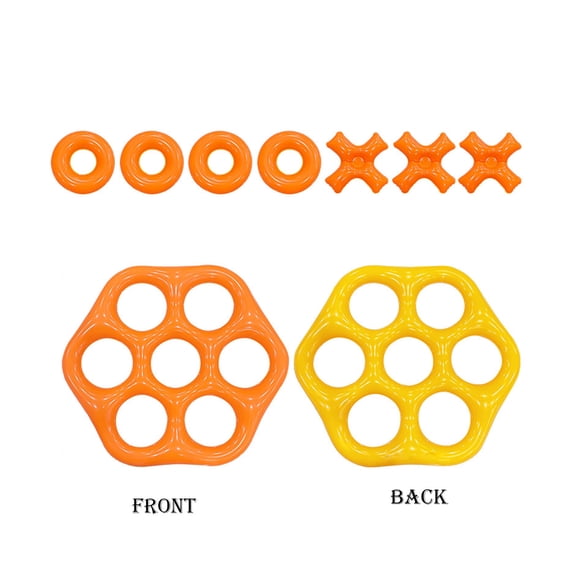 huayou Hexagonal Inflatable Water Ring Toss Game, Giant Floating Pool Game Set with Rings for Summer Pool Party Beach and Family Water Activities