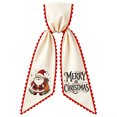 thumbnail image 1 of huayou Holiday Theme Embroidered Wreath Sash, Scalloped Edge Wreath Bow Ribbon for Front Door Wreath, Thanksgiving Christmas Valentine Designs, 1 of 8