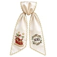 thumbnail image 1 of huayou Holiday Theme Embroidered Wreath Sash, Scalloped Edge Wreath Bow Ribbon for Front Door Wreath, Thanksgiving Christmas Valentine Designs, 1 of 8