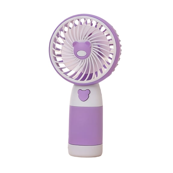 huayou Lovely Mini Handheld USB Fan with Cute Bear Design for Indoor Outdoor Use and Portable Cooling