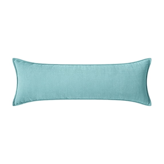 huayou Mint Green Classic Bed Back Pillow, Soft Comfortable Lumbar Pillow, for Office, Living Room, Bedroom, Home Decor