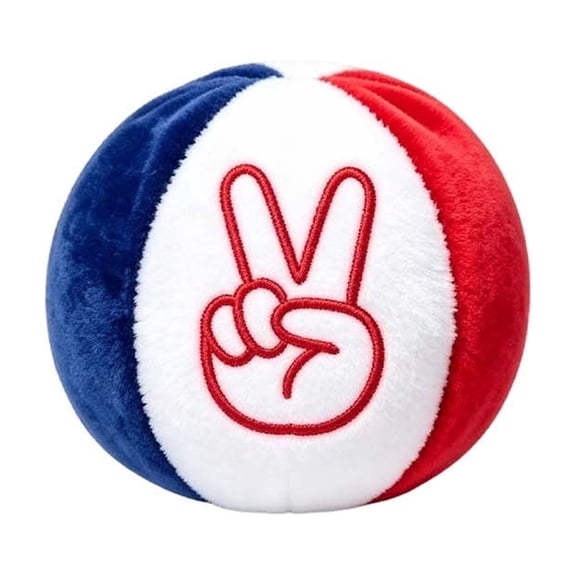 huayou Patriotic Themed Soft Cozy Footbag, Durable Juggling Ball for Celebration Outdoor Games Party Favors and Holiday Decor