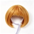 thumbnail image 1 of huayou Pet Bob Wig, Short Hair Costume Headpiece with Adjustable Tie Strap, Synthetic Hair Dress-up Accessory for Small & Medium Dogs and Cats, for Party, Cosplay & Daily Photography Use, 1 of 7