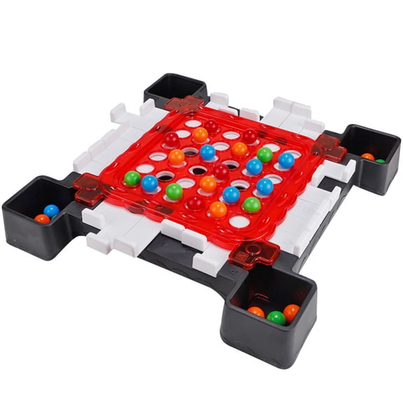 huayou Portable Multi Player Marble Strategy Game with Colorful Balls and Sliding Tiles, for Anxiety Relief, Relaxation, Office, Stress Relief, Anxiety Management and Daily Use