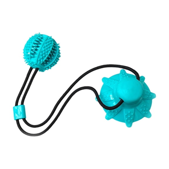 huayou Suction Cup Tugging Chew, Interactive Rope Puller with Spiky Ball for Teeth Cleaning and Care
